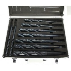 Juego de brocas para metal con cono MK2 y MK3, 14,5-30 mm, HSS
