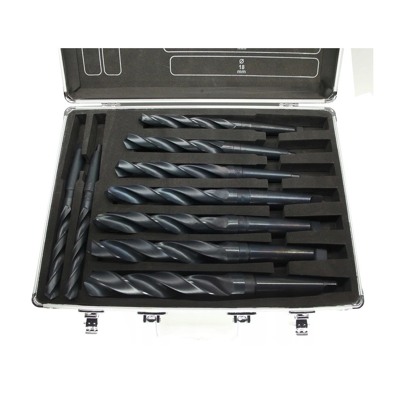 Juego de brocas para metal con cono MK2 y MK3, 14,5-30 mm, HSS