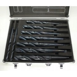 Juego de brocas para metal con cono MK2 y MK3, 14,5-30 mm, HSS