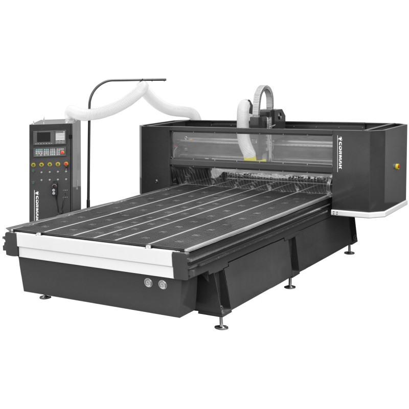 Fresadora CNC CORMAK C2030 IND (2000 x 3000) + mesa híbrida