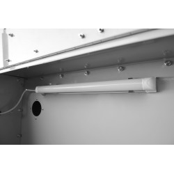 Cabina de chorro de arena de 200 litros con apertura superior KDP200TOP