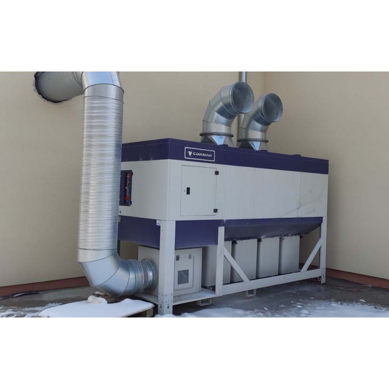 Aspirador industrial de polvo y virutas de madera CORMAK DCV6500TC VIBER | Fabricante CORMAK
