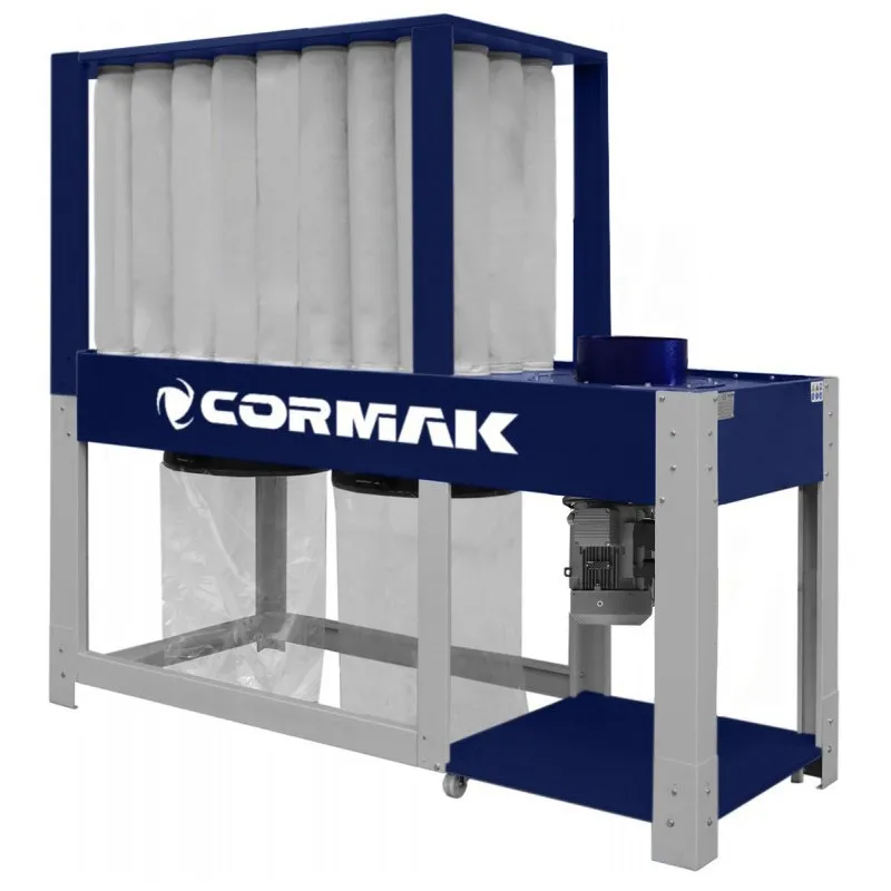 Aspirador industrial de polvo y virutas de madera CORMAK DCV6500E