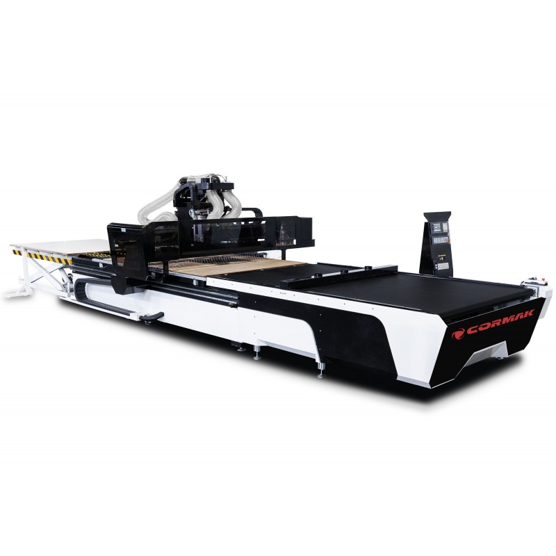 Centro de mecanizado y fresadora CNC Cormak NST2131129A: CARGA/DESCARGA