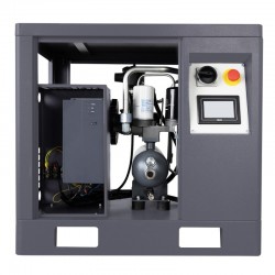 Compresor de tornillo con variador LUFT 400 - 3,0 kW - 380 l/min. 230 V + Depósito de aire vertical de 200 l