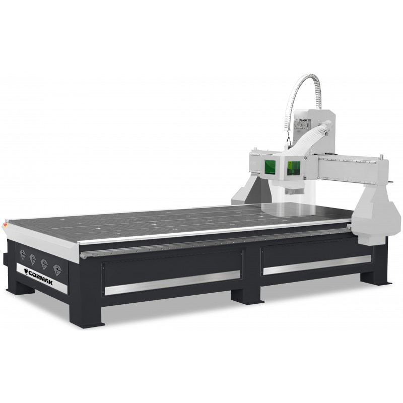Fresadora CNC CORMAK C2030 PREMIUM (2150 x 3200) + mesa híbrida
