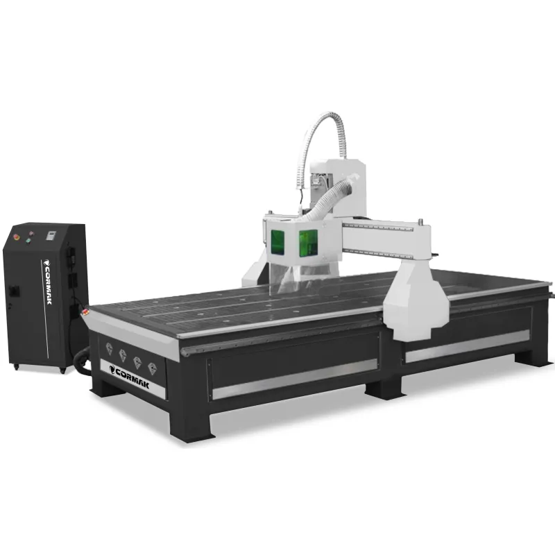 Fresadora CNC CORMAK C1530 PREMIUM (1500 x 3000) + mesa híbrida