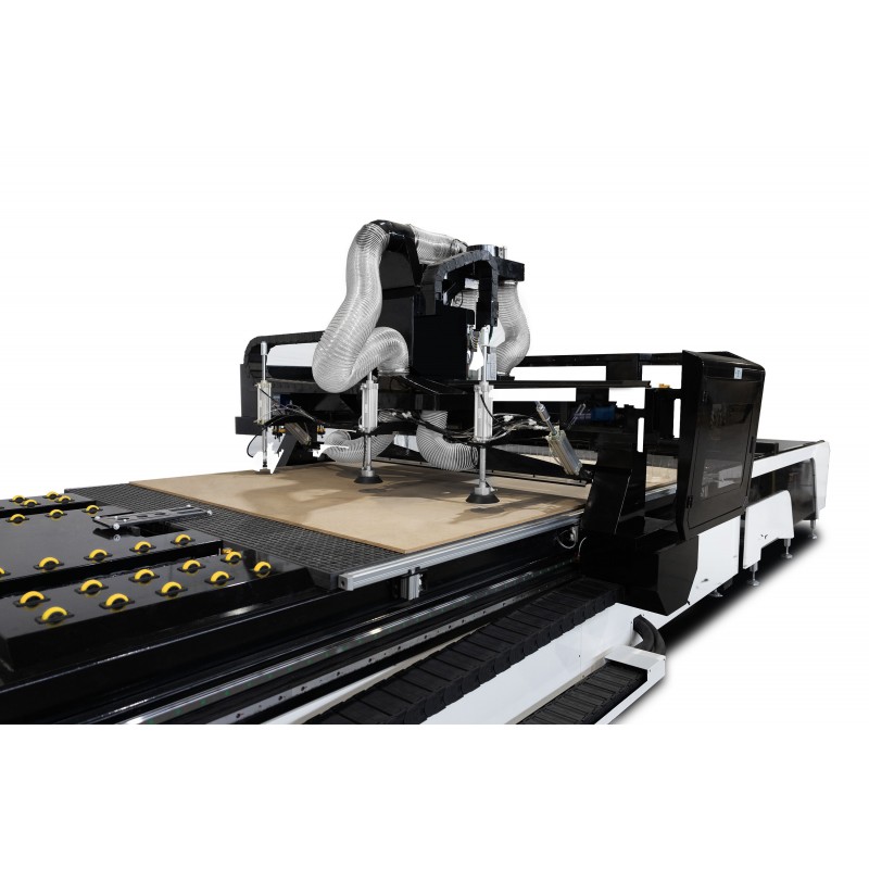 Centro de mecanizado y fresadora CNC Cormak NST2131129A: CARGA/DESCARGA