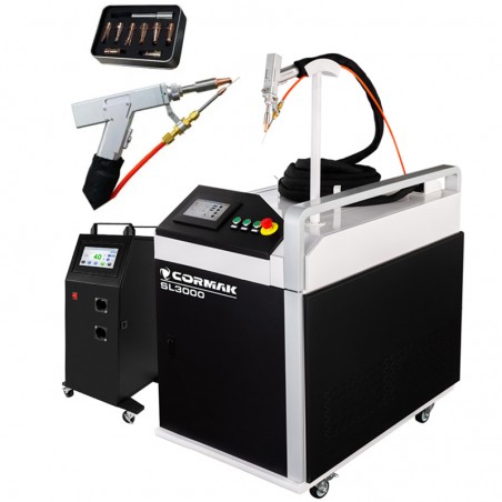 Soldadora láser de 3000 W CORMAK SL3000 3 en 1
