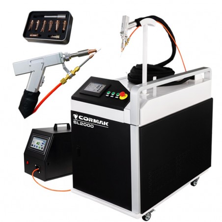 Soldadora láser de 2000 W CORMAK SL2000 3 en 1