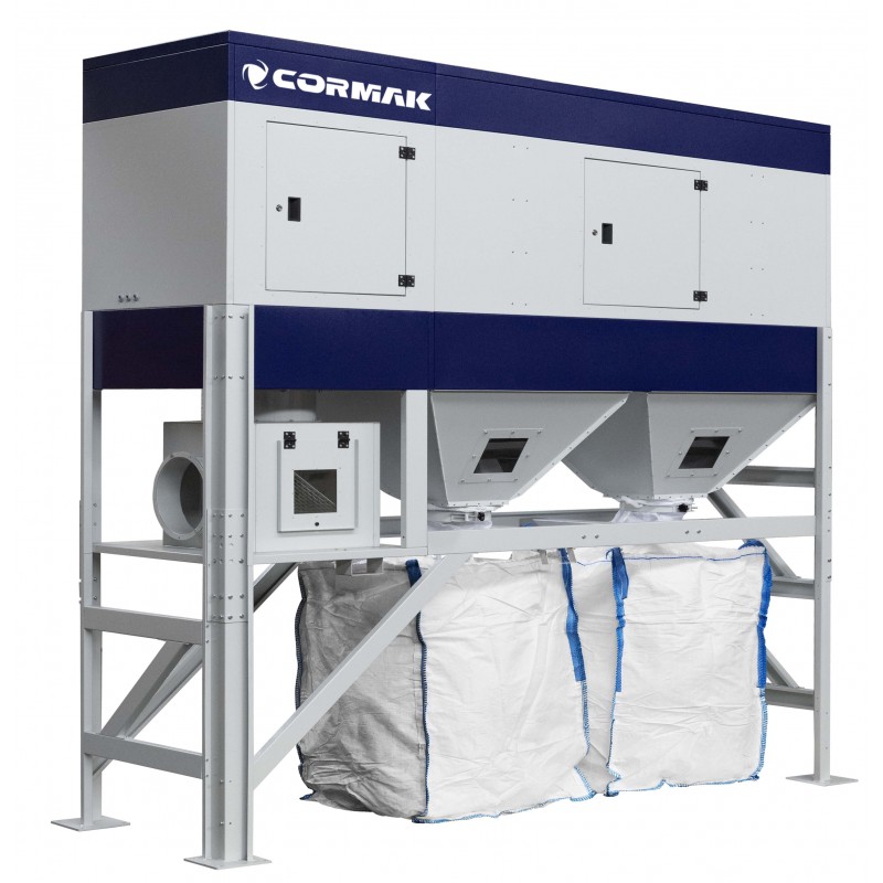 Aspirador industrial para polvo y virutas de madera CORMAK SCV15000TC VIBER BIG-BAG | Fabricante CORMAK