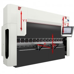 Plegadora hidráulica CORMAK CNC ULTIMATE 4+1 300×4000 DA-53TX