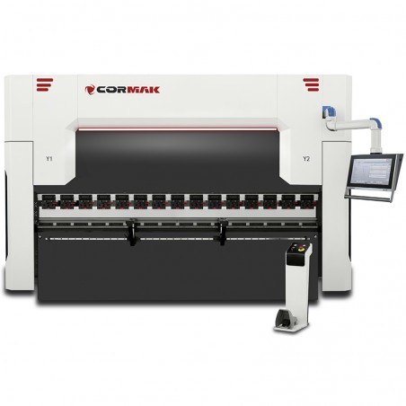 Prensa plegadora hidráulica CORMAK CNC ULTIMATE 4+1 250×6000 DA-53TX