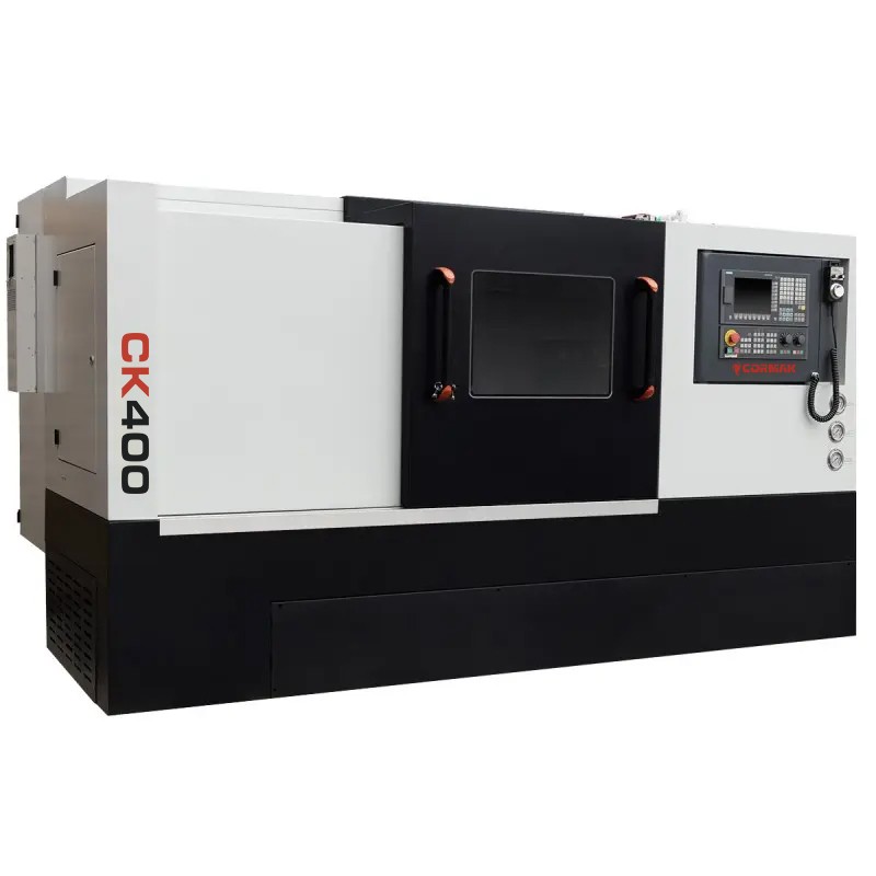 TORNO CNC CORMAK 400x1000 CON MANDRIL HIDRÁULICO DE 12 HERRAMIENTAS Y CONTROL SIEMENS SINUMERIK 808D