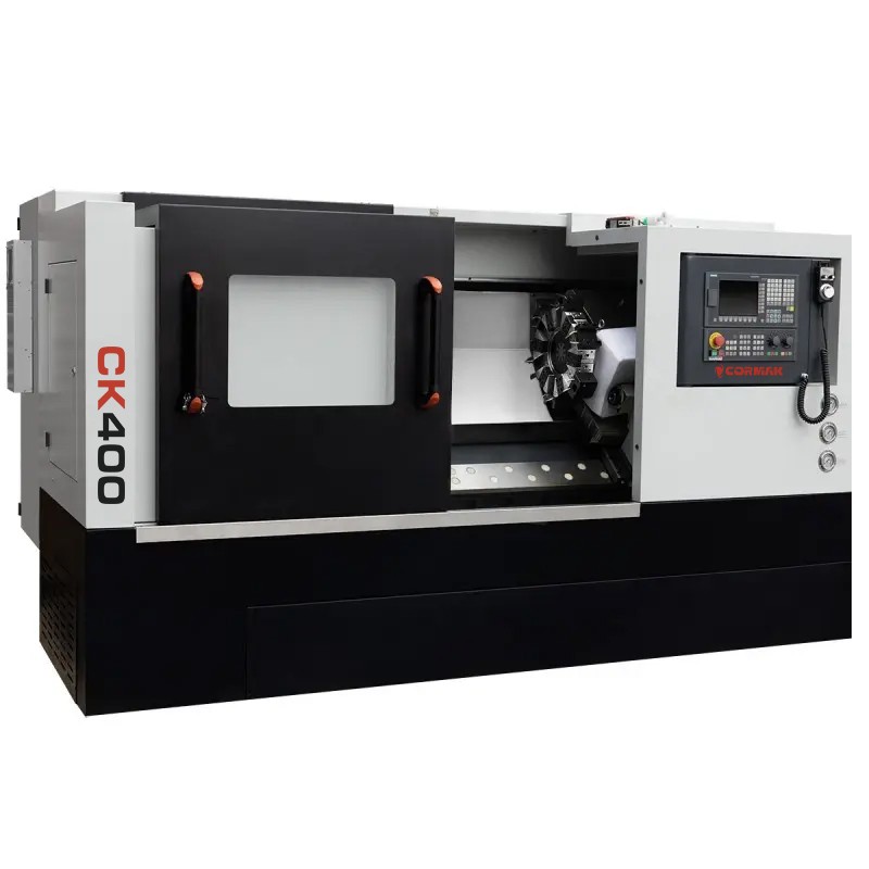TORNO CNC CORMAK 400x1000 CON MANDRIL HIDRÁULICO DE 12 HERRAMIENTAS Y CONTROL SIEMENS SINUMERIK 808D