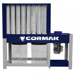 Aspirador industrial de polvo y virutas de madera CORMAK DCV5200E+ | Fabricante CORMAK