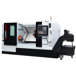 Torno CNC CK7150 x1000 con portaherramientas hidráulico de 12 posiciones y control SIEMENS SINUMERIK 808D