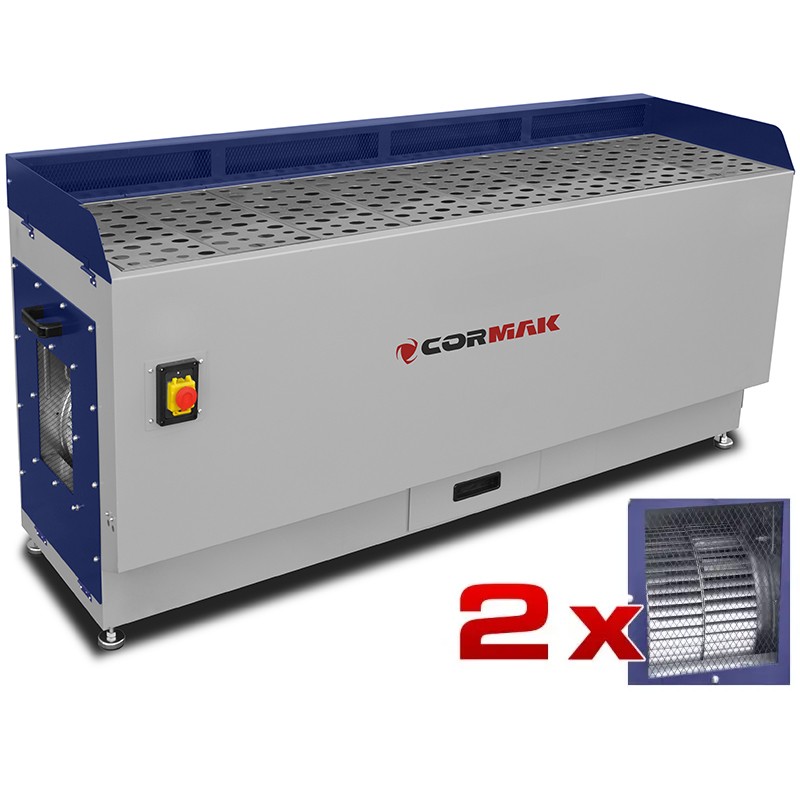 Mesa de lijado con sistema de aspiración DT1500M para metal