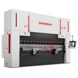 Plegadora hidráulica CORMAK CNC SERVO ELITE 125×3200 DA-58T