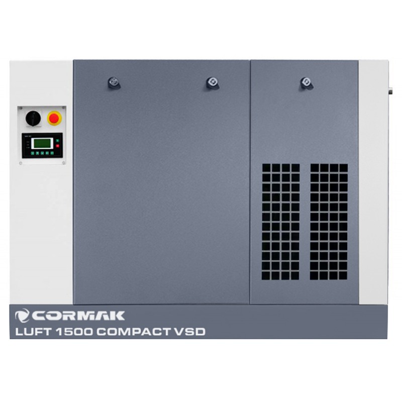 Compresor de tornillo con secador y variador de frecuencia VSD - LUFT 1500 COMPACT 11 kW - 1580 l/min