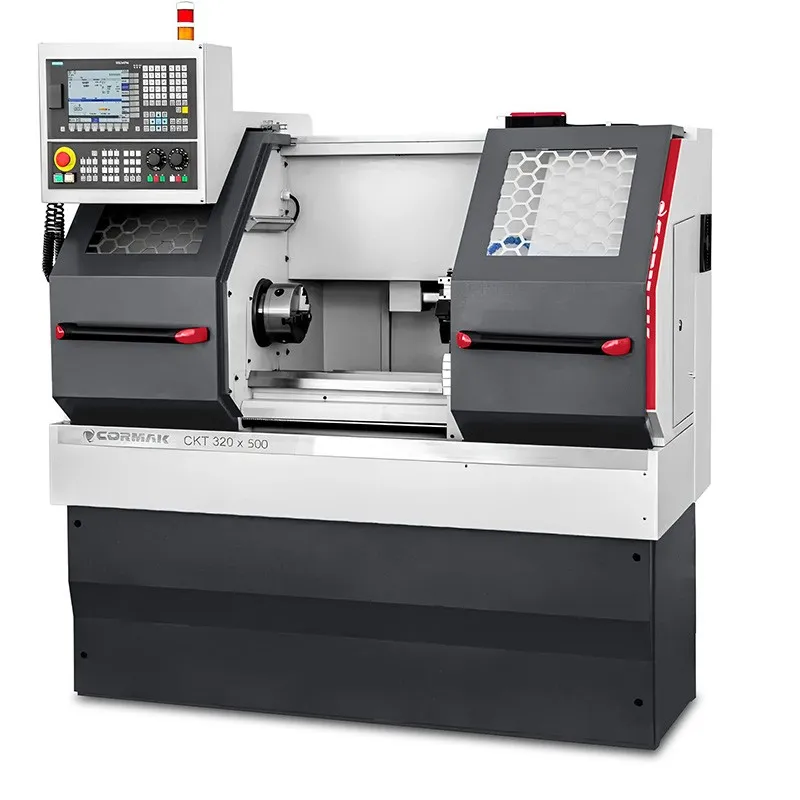 TORNO CNC CORMAK 320x500 CON MANDRIL MANUAL SIEMENS SINUMERIK
