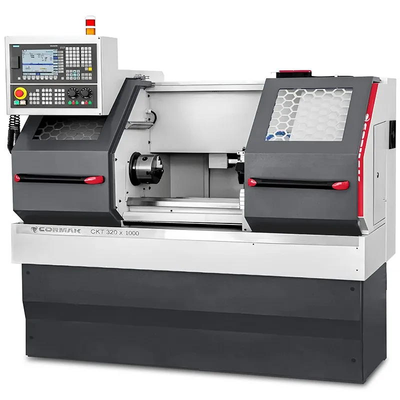 TORNO CNC CORMAK 320x1000 CON MANDRIL HIDRÁULICO SIEMENS SINUMERIK