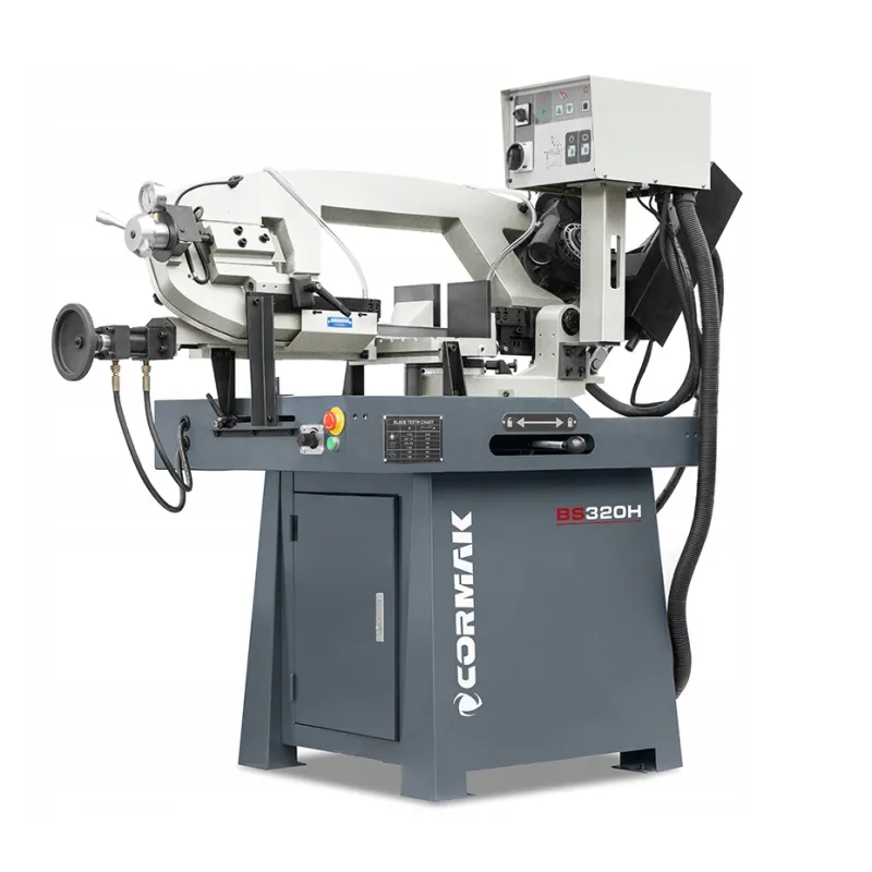 Cortadora de cinta semiautomática, sierra de cinta para metal CORMAK BS320H