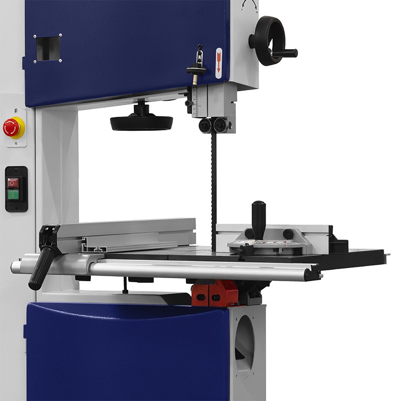 Sierra de cinta vertical para madera CORMAK HBS421 con indicador láser