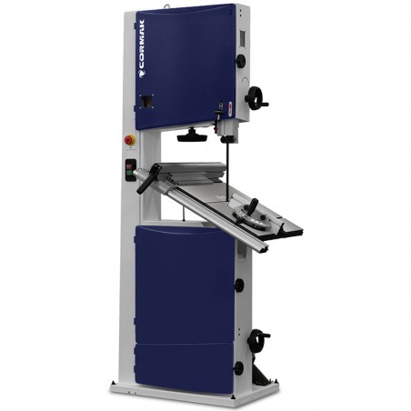 Sierra de cinta vertical para madera CORMAK HBS421 con indicador láser