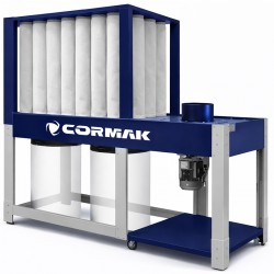Aspirador industrial de polvo y virutas de madera CORMAK DCV5200E+ | Fabricante CORMAK
