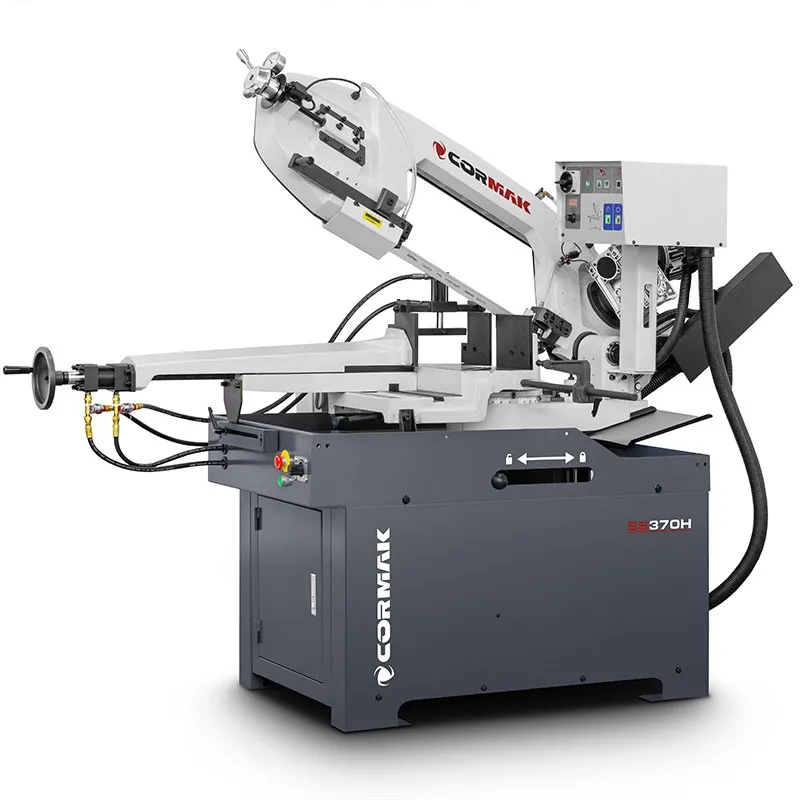 Sierra de cinta semiautomática para metal CORMAK BS370H