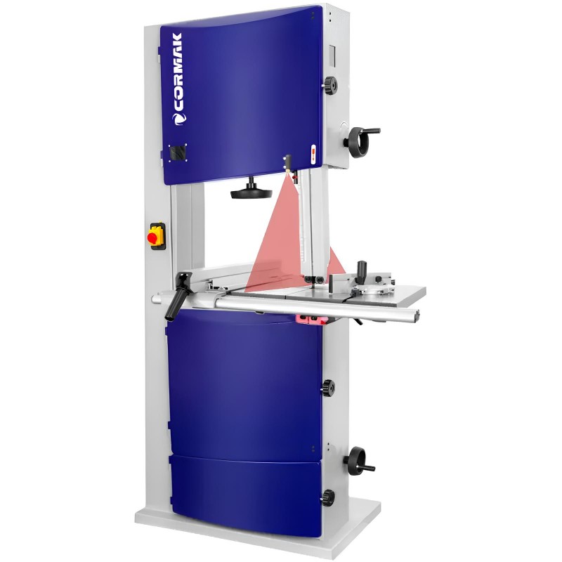 Sierra de cinta CORMAK HBS450N con láser | Fabricante CORMAK