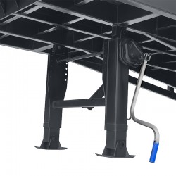 Rampa móvil de carga y descarga con capacidad para 8 toneladas (elevación eléctrica)