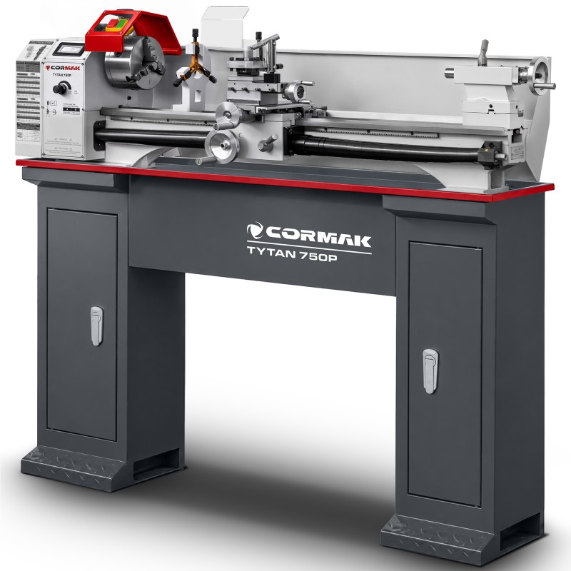 Torno universal convencional CORMAK TYTAN 220x750P VARIO 230V + base | Fabricante CORMAK