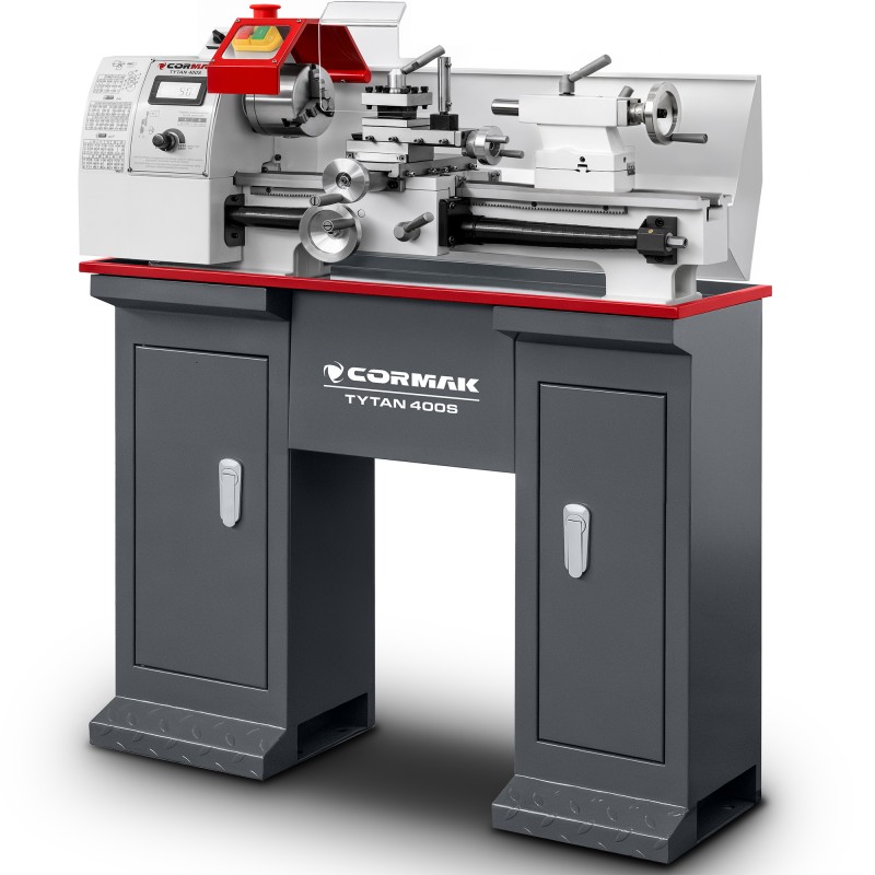 Tokarka uniwersalna CORMAK TYTAN 210x400 VARIO 230V | Tokarka do metalu