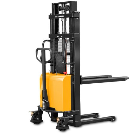 Transpaleta semieléctrica con mástil B1025 (capacidad de carga de 1000 kg, altura de elevación de 2500 mm)
