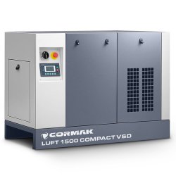 Compresor de tornillo con secador y variador de frecuencia VSD - LUFT 1500 COMPACT 11 kW - 1580 l/min