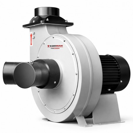 Ventilador de transporte, extractor y soplador para serrín CORMAK FM 300N 230V | Fabricante CORMAK