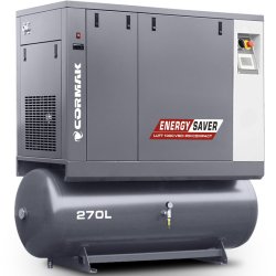 Compresor de tornillo con secador y depósito de 270 l - LUFT 1000 VSD+PM COMPACT 7,5 kW - 950 l/min
