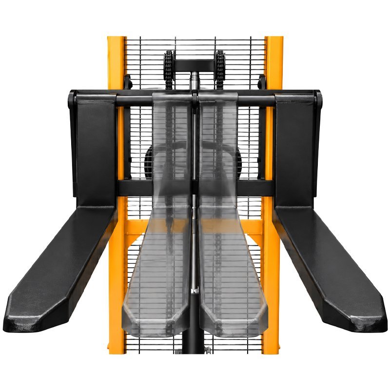 Apilador manual de palets CORMAK WRHS2016 con horquillas regulables (capacidad 2.000kg, elevación 1.600mm)
