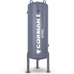 Depósito de aire comprimido vertical para compresor, 11 bar, 270 l