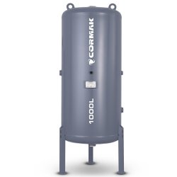 Depósito vertical a presión para aire comprimido para compresor, 11 bar, 1000 l + accesorios