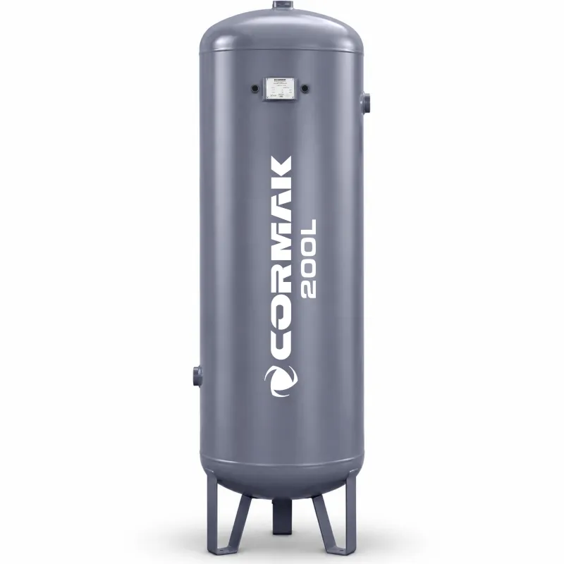 Depósito de aire comprimido vertical para compresor, 11 bar, 200 l