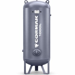 Depósito de aire comprimido vertical para compresor, 25 bar, 1000 l