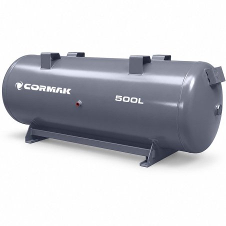 Depósito de aire comprimido para compresor, 11 bar, 500 l, horizontal