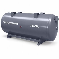 Depósito de presión para aire comprimido CORMAK para compresor 11bar 150L horizontal