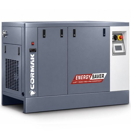 Compresor de tornillo con secador - LUFT 1500 VSD+PM COMPACT 11 kW - 1650 l/min