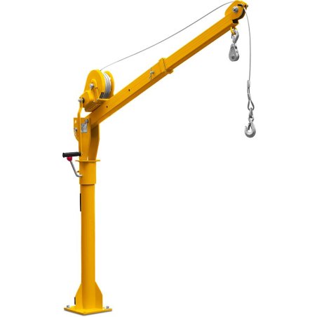 Grúa manual DS500 500kg con cabrestante | Fabricante CORMAK