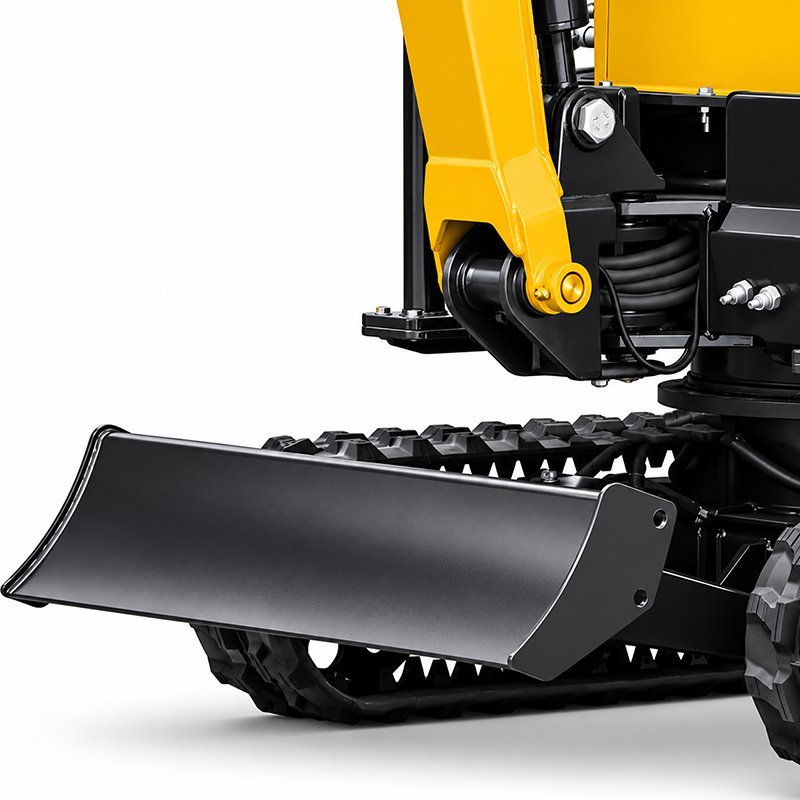 Miniexcavadora de orugas con cabina 1.200kg para movimiento de tierras CORMAK KL12