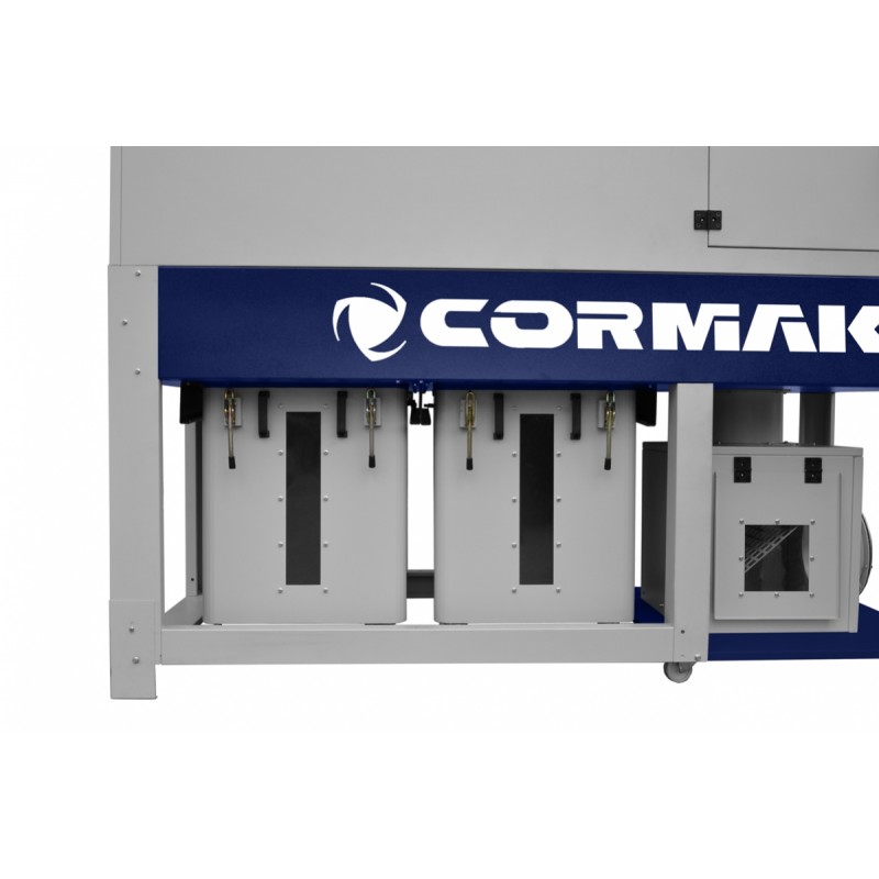 Aspirador industrial para polvo y virutas de madera CORMAK DCV8900TC VIBER | Fabricante CORMAK